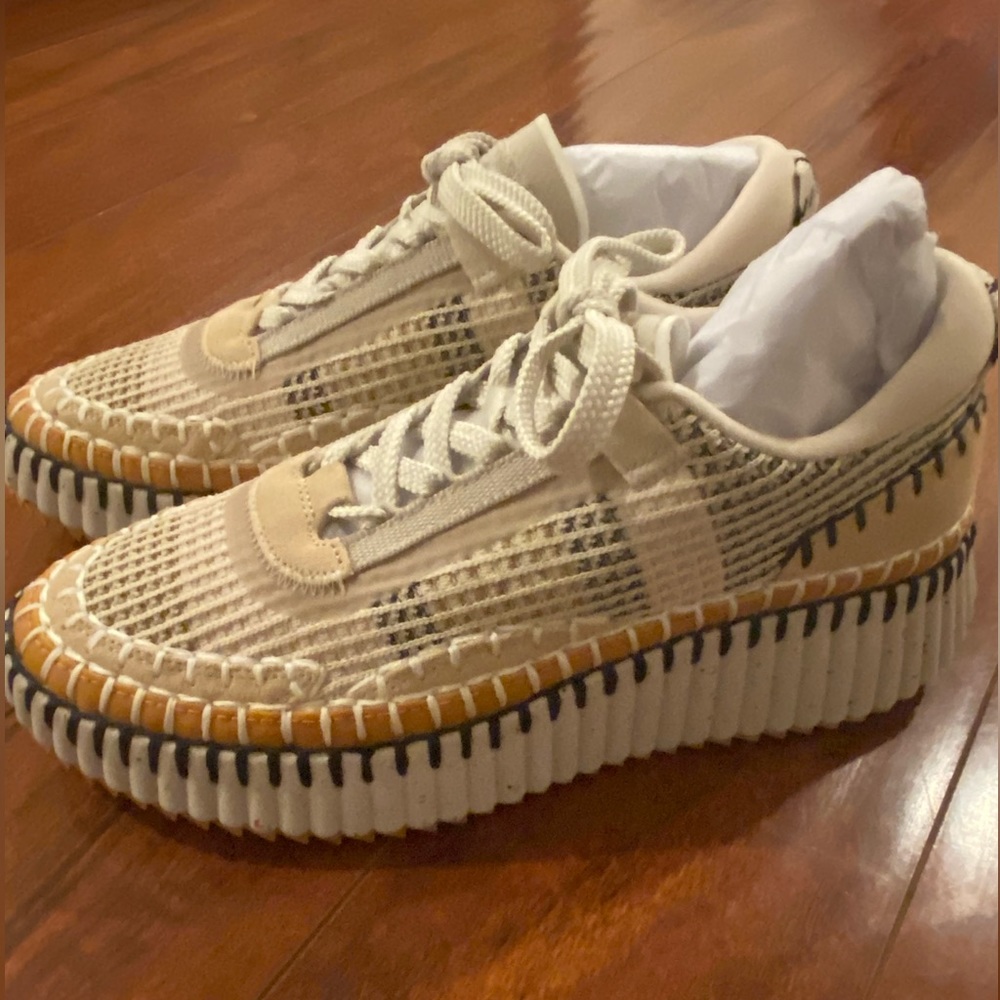 Women's Nama Woven Platform Low Top Sneakers